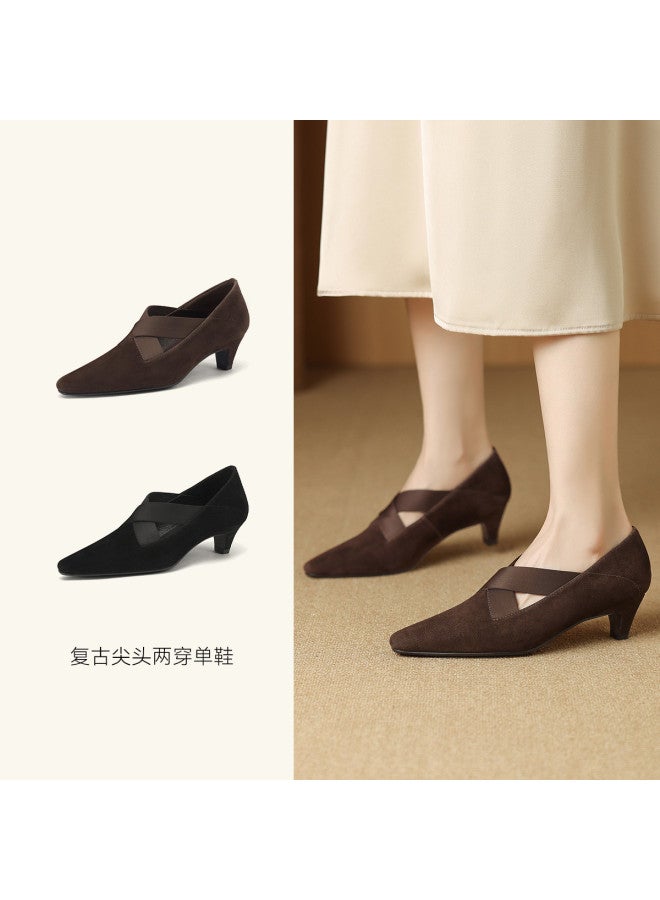 Goldlion Sheep Lining And Insole Commuter Shoes Women 26 New Women's Shoes Comfortable And Versatile Fashion Flats Women - Image 5