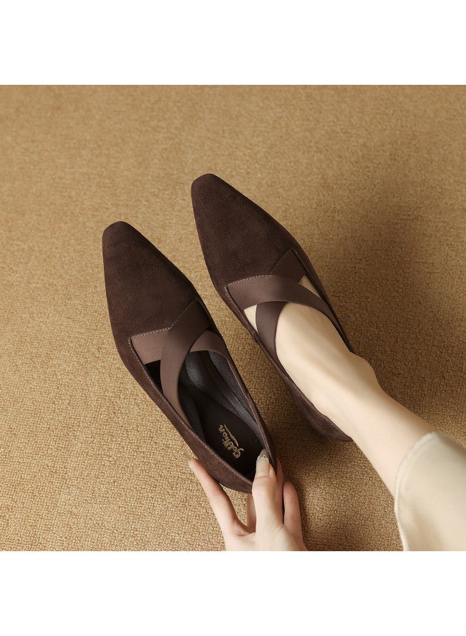 Goldlion Sheep Lining And Insole Commuter Shoes Women 26 New Women's Shoes Comfortable And Versatile Fashion Flats Women - Image 3