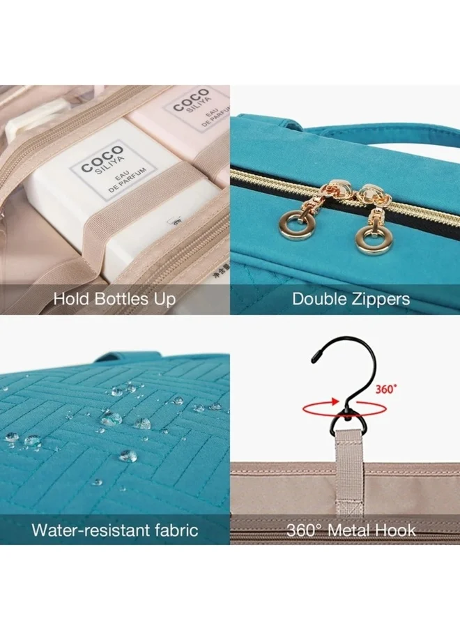 BAGSMART BAGSMART Teal The Space Saver Bonchemin Hanging Toiletry Bag