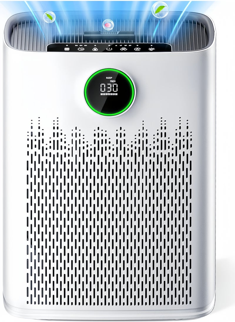 Air Purifiers for Home Large Room, with Smart Mode, PM2.5 Air Quality Display, 22dB Sleep Mode, Aromatherapy, Cover Up to 120 ㎡ with 2X-Purification & 360°Air Outlet, HAP603, White - pzsku/Z1803FB0D69A91BFFB5C2Z/45/_/1740108827/c11f58e2-cd12-44fe-8b14-138b03f8c191