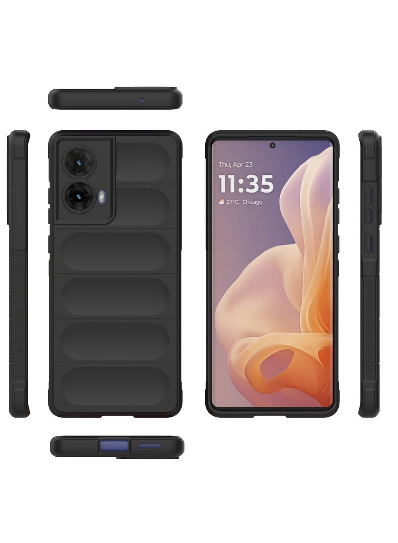 Motorola Moto G85 5G Case Cover – Black Magic Shield, Shockproof Protective Back Cover with Soft Padded Interior  - Image 1