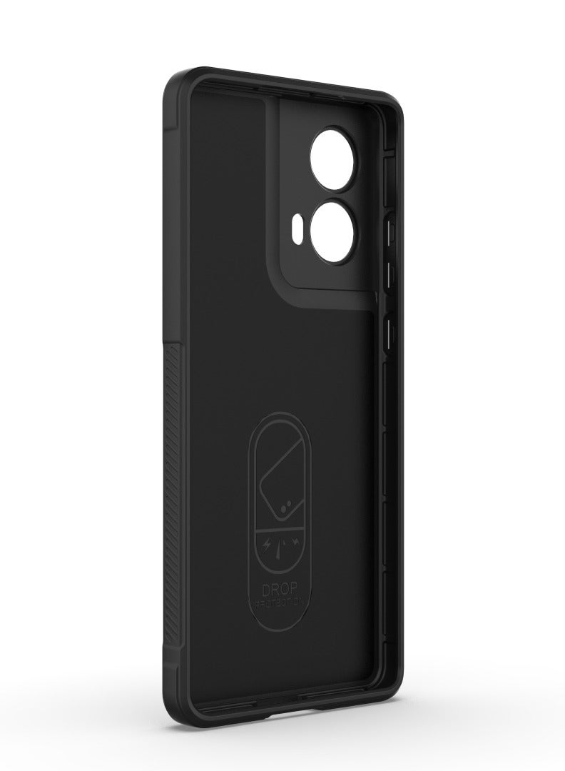 Motorola Moto G85 5G Case Cover – Black Magic Shield, Shockproof Protective Back Cover with Soft Padded Interior  - Image 2