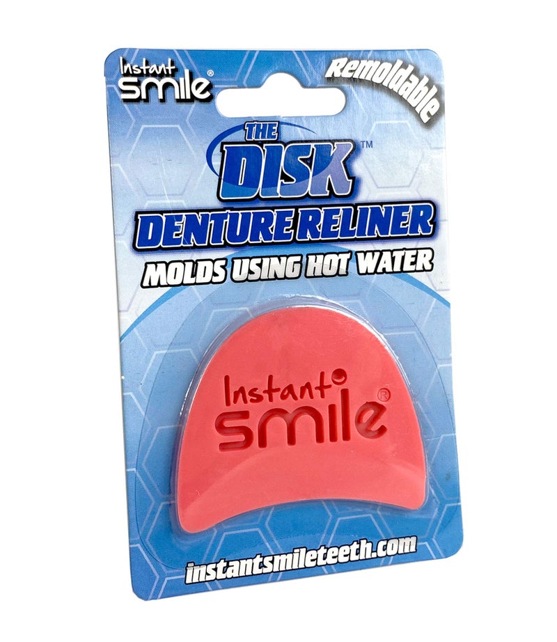 Instant Smile - The Disk Denture Reliner - Forms Using Hot Water - Image 1