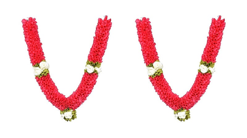 Veltic- Pack of Two Half Meter Garland-Dark Pink VE50DP - Image 1
