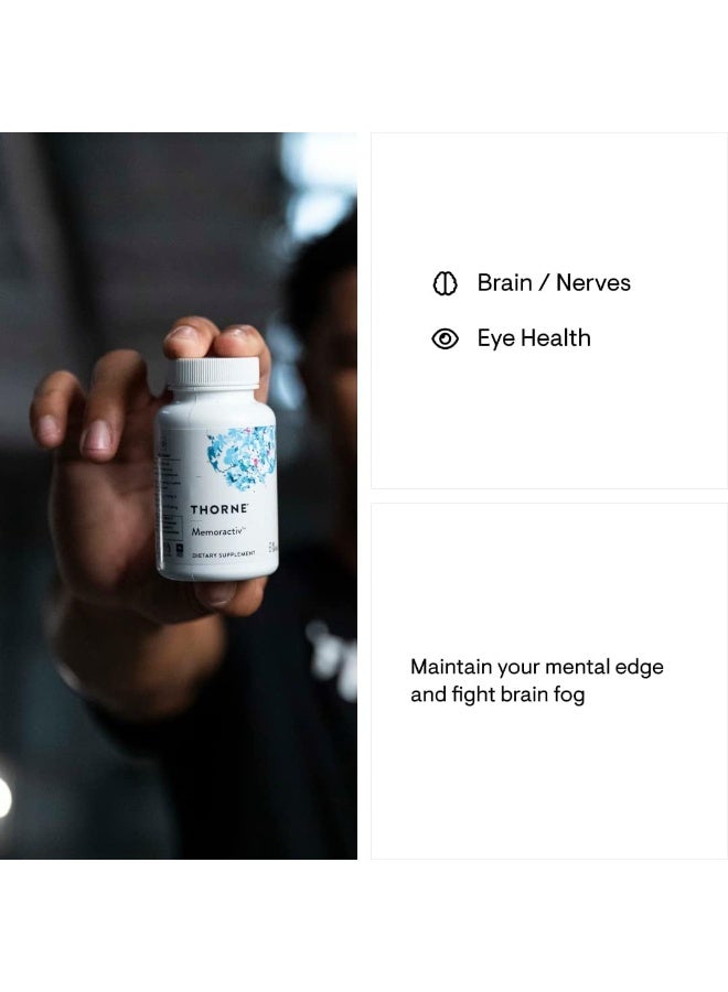 Thorne Memoractiv, Dietary Supplement, 60 Capsules - Image 4