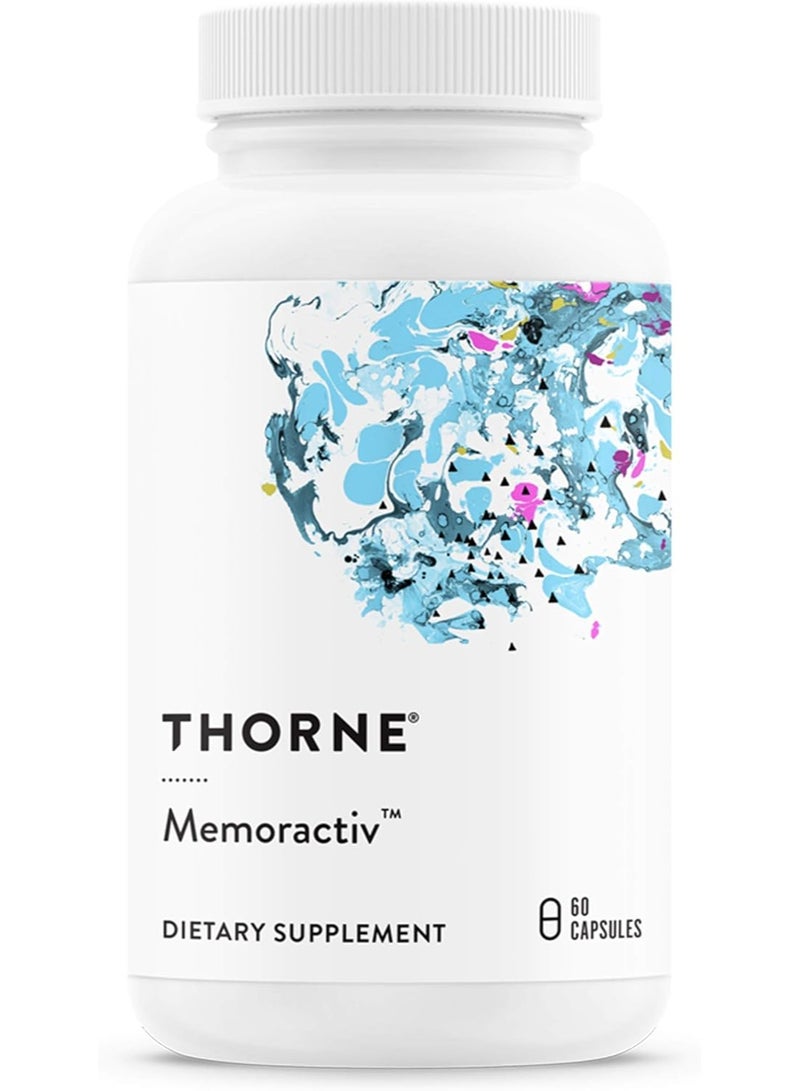 Thorne Memoractiv, Dietary Supplement, 60 Capsules - Image 1