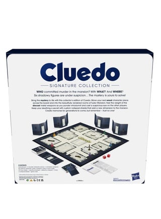 Hasbro Gaming Clue Signature Collection – Premium Board Game for 2-6 Players | Classic Mystery & Deduction Game for Ages 8+ | Collector's Edition Strategy Game - view 5