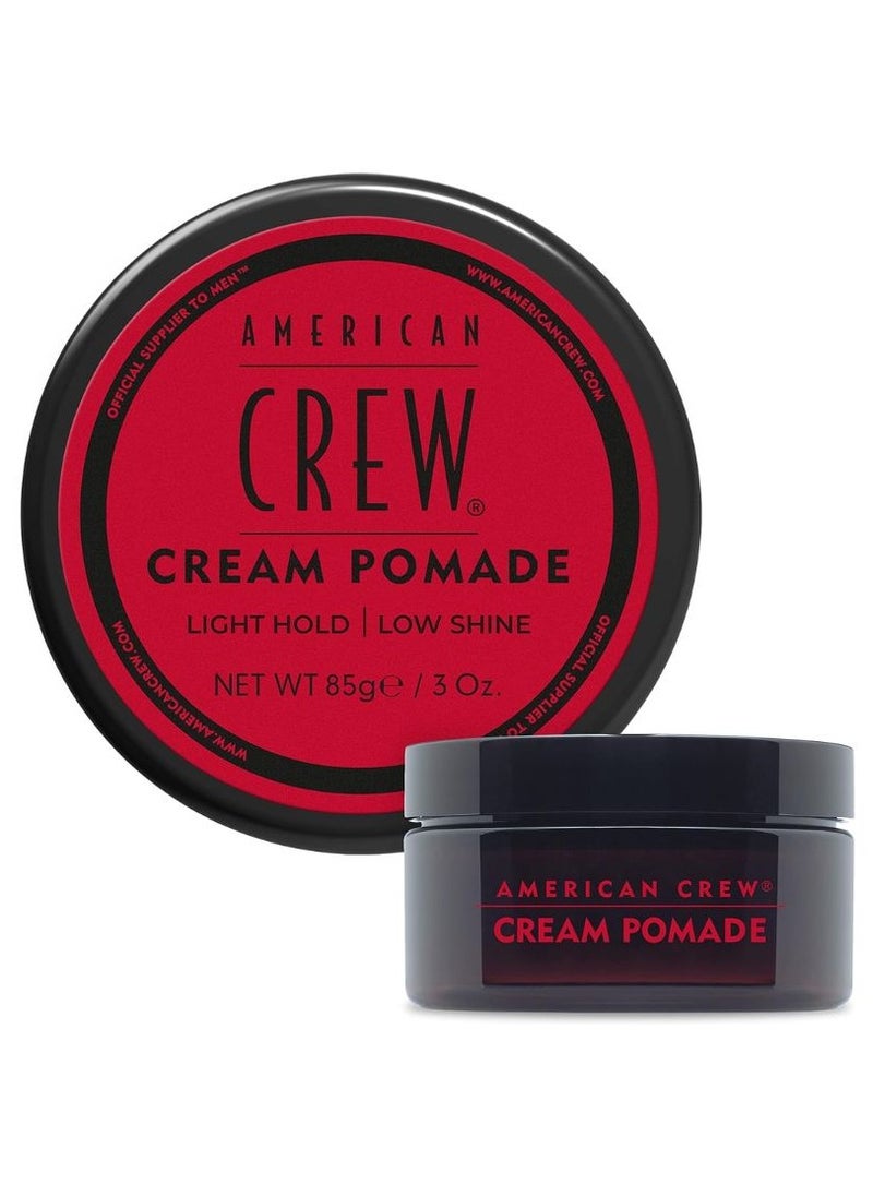 AMERICAN CREW AMERICAN CREW Moisture-Rich Cream Pomade, Natural Look, Taming Hair, Low Shine Finish, Light/Medium Hold, 85g  - Image 1