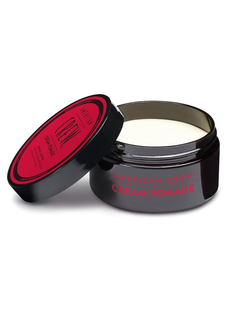 AMERICAN CREW AMERICAN CREW Moisture-Rich Cream Pomade, Natural Look, Taming Hair, Low Shine Finish, Light/Medium Hold, 85g  - Image 2
