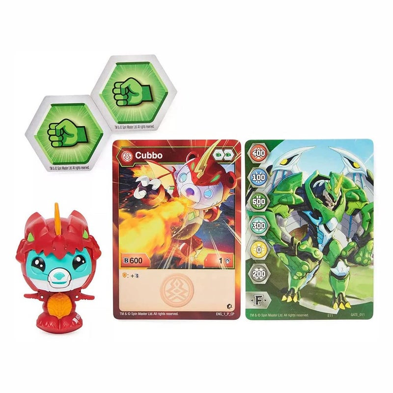 Bakugan 2021 Pyrus Cosplay Drago Cubbo 2-inch Core Collectible Figure and Trading Cards - Image 3