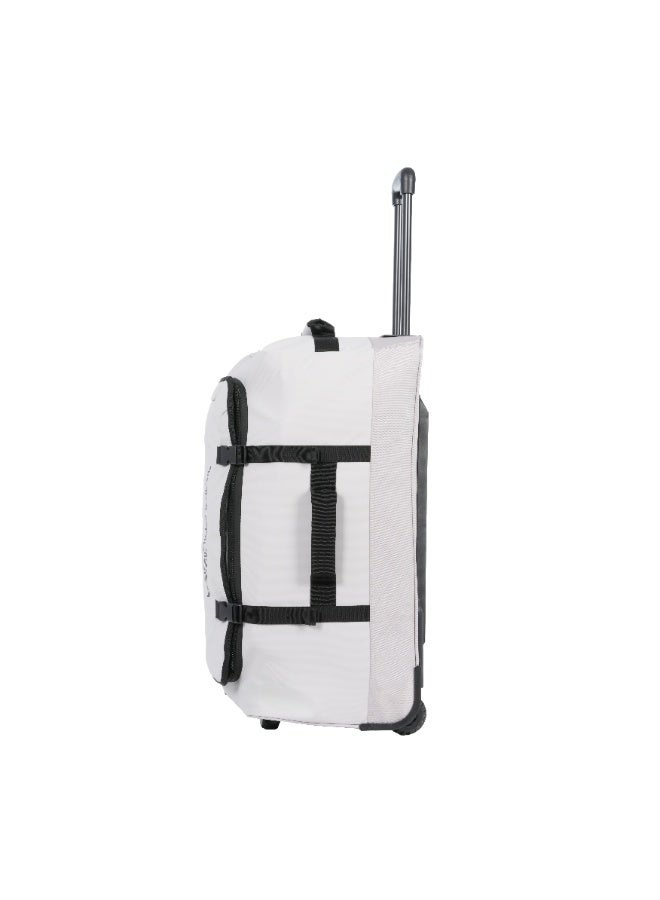 Tom Cruiser Grand Tour Medium Trolley Bag -24 Inch, Anti-Theft Double Zipper & Smooth Wheels, 2-Year Warranty - Light Grey - Image 5