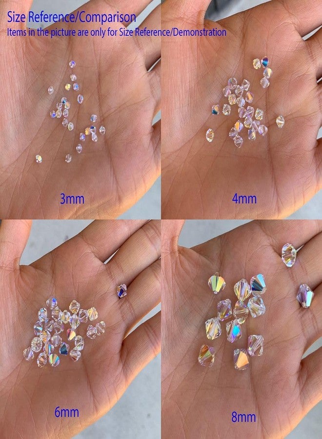 Adabele 100pcs Authentic Preciosa 6mm Faceted Bicone Crystal Loose Beads Pink Rose Compatible with Swarovski Elements Crystals for Craft Jewelry Making Pre-B637 - Image 5