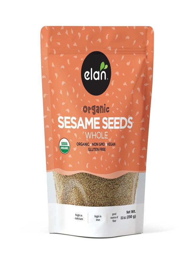 Elan Organic Sesame Seeds, Non-GMO, Vegan, Gluten-Free , 8.8 oz - Image 1