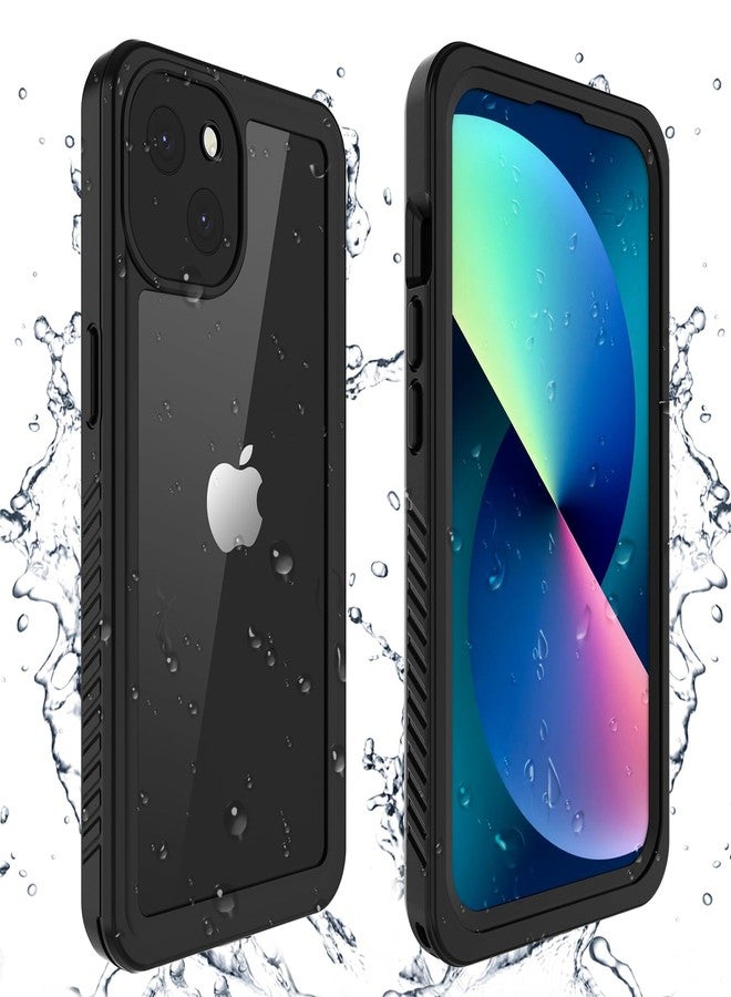 يمكول جراب YMCCOOL لهاتف iPhone 13، جراب مقاوم للماء لهاتف iPhone 13 مع واقي شاشة مدمج، غطاء حماية كامل للجسم متين شديد التحمل مقاوم للصدمات والماء لهاتف iPhone 13 مقاس 6.1 بوصة باللون الأسود - Image 1