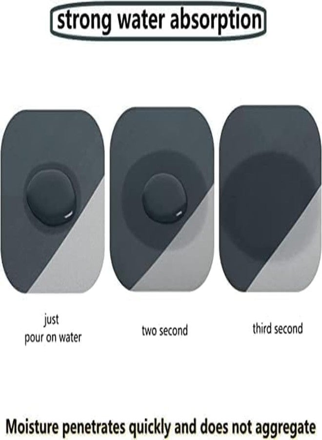 DRUDRAYA Modern Kitchen Floor mat with Water and Oil Absorption, Anti Slip Crystal Velvet Long Strip Foot mat Size 17x47 17x30 Inch (45X120 45X75 CM) (Black Shadow) - Image 4