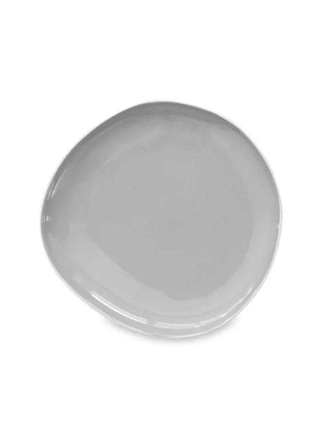 Easy Life Organic Series Botanique Ceramic Side Plate Grey 22cm R2652#OREY