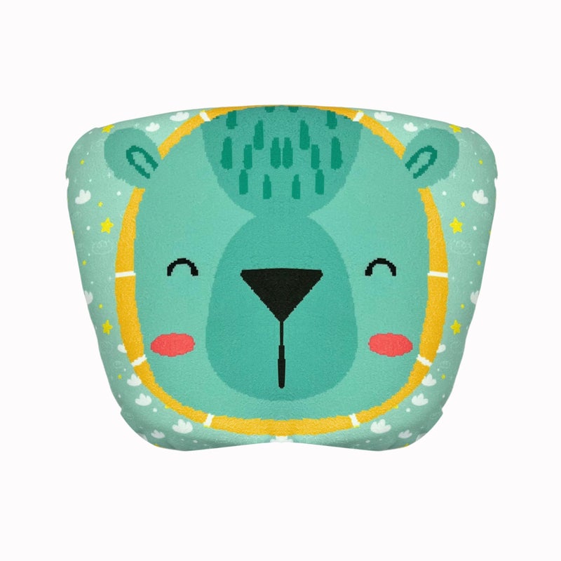 NEW COMERS® Memory Foam Infant Baby Pillow with Washable Cover, Soft & Light Weight Kids Pillow for Neck Support Preventing Head for Flat Head Syndrome Ideal for Newborn 0-12 Age -(28 x 20 x 3 cm)-271 - Image 1