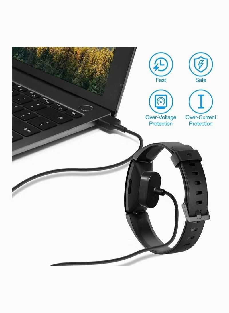 1 Pcs Charger Cable for Fitbit Inspire HR for Fitbit Ace 2 Smartwatch Replacement USB Charging Cord Accessories (15 cm)  - Image 3