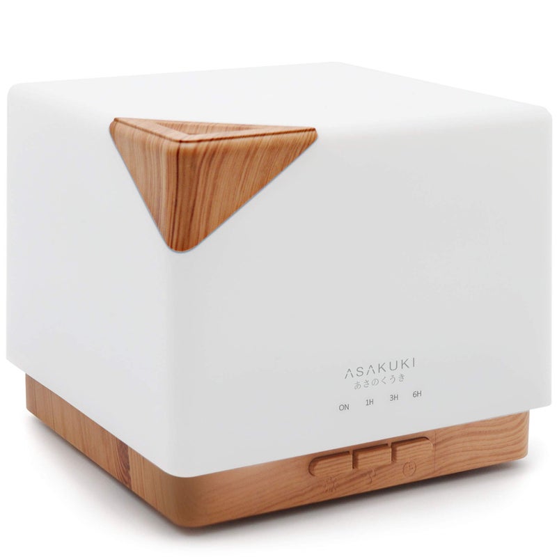 ASAKUKI 700 ml Premium Essential Oil Diffuser, 5 in 1 Ultrasonic Aromatherapy Fragrant Oil Vaporizer Humidifier, Timer and Auto-Off Safety Switch, 7 LED Light Colors - Image 1