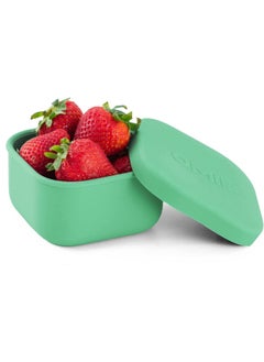 OMIE OmieBox Silicone Leakproof Snack Containers To Go, Food Storage Containers with Lid - BPA Free, Airtight, Dishwasher and Freezer Safe, Oven Safe - 9.4 ounces  - Image 1
