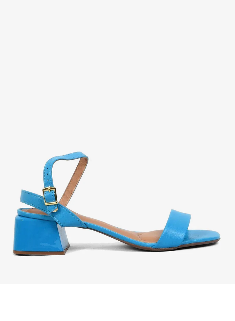 Ankle Strap Mid Heel Sandal
