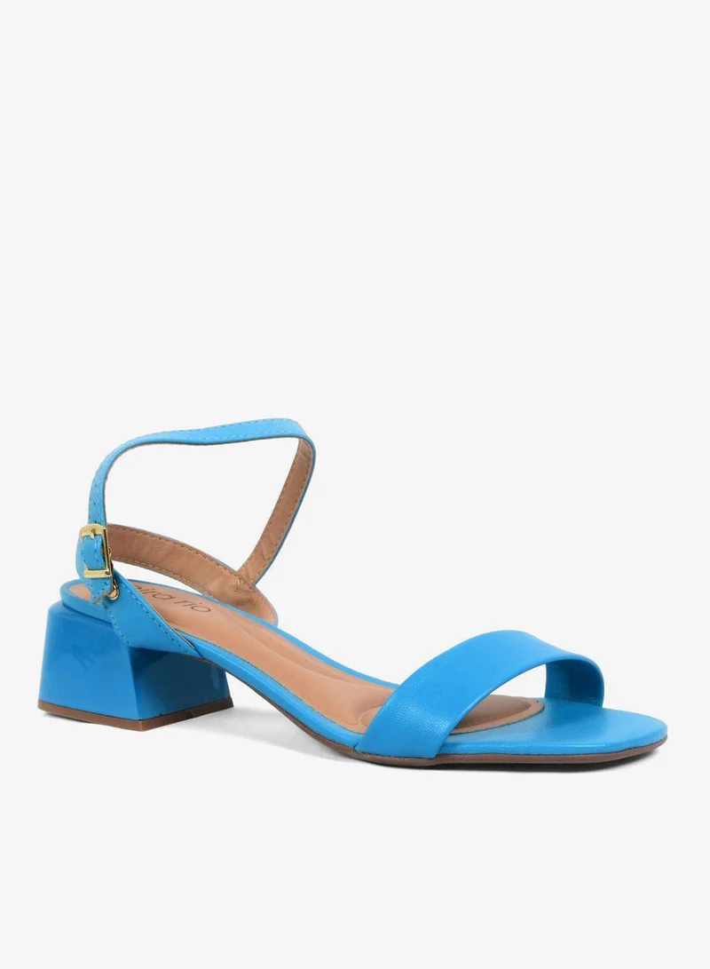 Beira Rio  Ankle Strap Mid Heel Sandal for Women | Best Price UAE