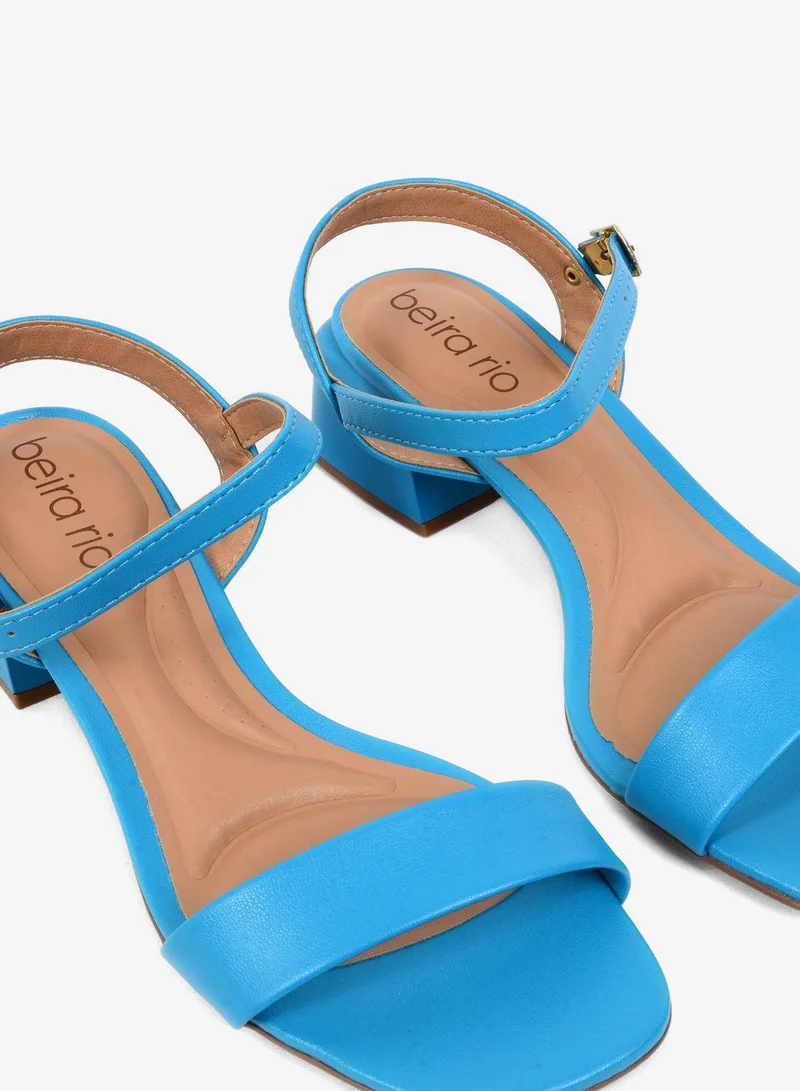 Beira Rio  Ankle Strap Mid Heel Sandal for Women | Best Price UAE