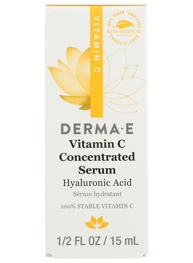 derma-e DERMA E Vitamin C Serum, 0.5 FZ - Image 1