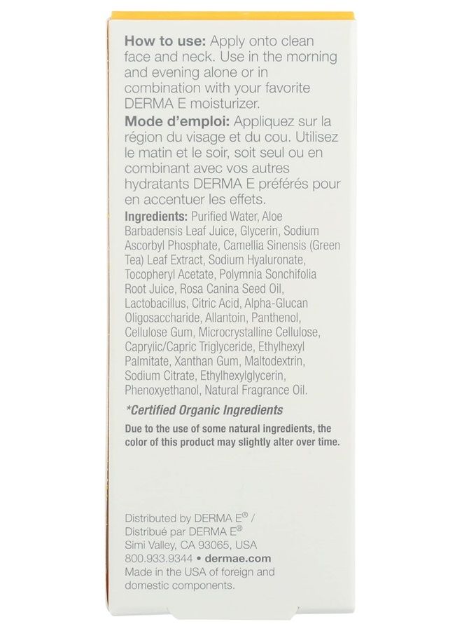 derma-e DERMA E Vitamin C Serum, 0.5 FZ - Image 2