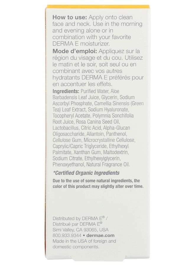 derma-e DERMA E Vitamin C Serum, 0.5 FZ - Image 3