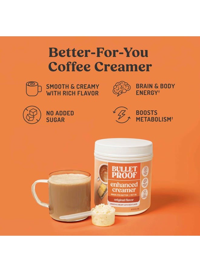 Bulletproof Original Creamer, 14.8 Ounces, Keto Coffee Creamer with MCT Oil and Grass-Fed Butter, Supports Brain Function - Image 2