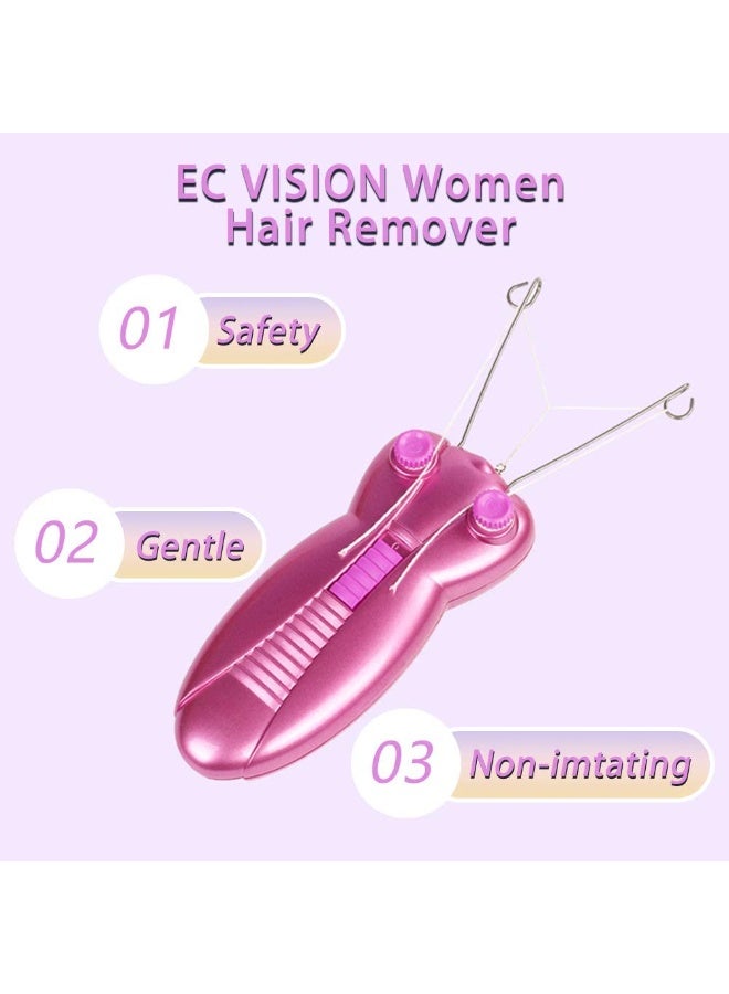 Electric Facial Threading Hair Remover, USB Rechargeable Cotton Thread Epilator, Portable Face & Body Hair Removal Tool for Women - Image 3