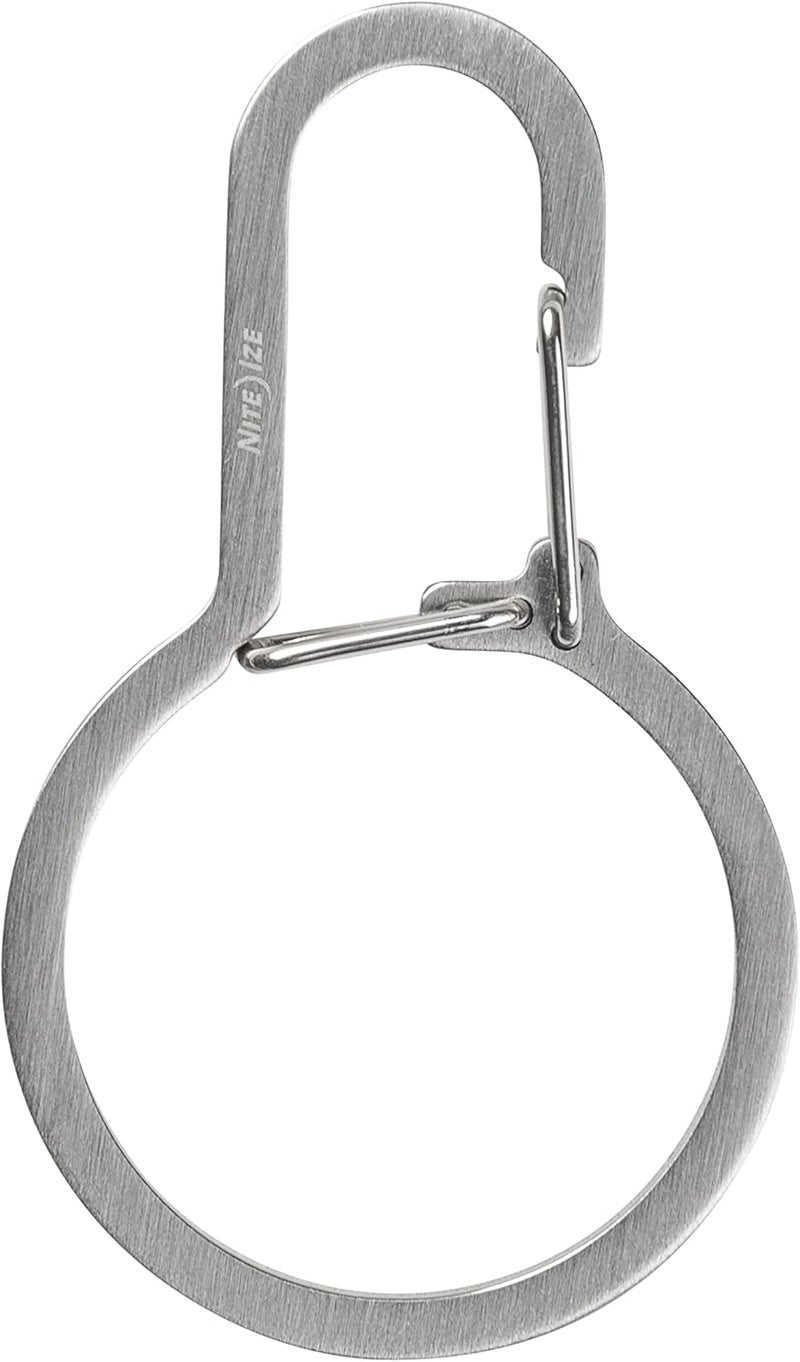 NiteIze حلقة مفاتيح نيت آيز دوال باس ذات الحجرة المزدوجة بديل لمفاتيح المنزل والسيارة - Image 2