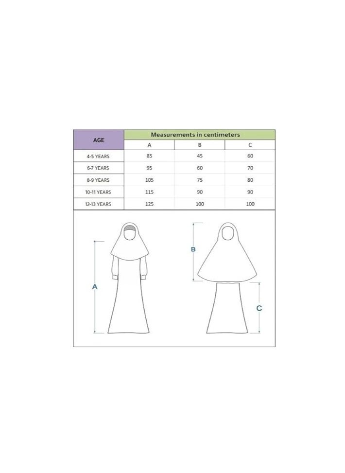 Elanesa  - Ruffle Prayer Set For Children Pink Color - Image 1