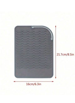 Generic Heat Resistant Silicone Mat and Pouch for Styling Tools, Hair Straightener, Curling Iron Holder, and Flat Iron Mat, Ideal for Home and Travel Use,Accommodates Hot Hair Dryer and Other Salon Tools(2 PCS)  - Image 2