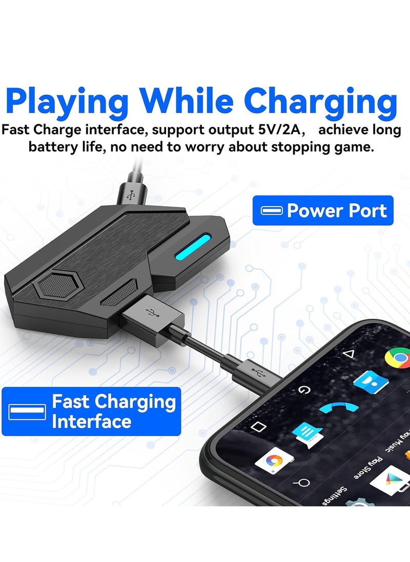 ALASAMCO - Mix Elite PUBG Controller Gaming Keyboard Mouse Converter,Android and IOS system dedicated,Mouse and Keyboard Combo Pack for FPS Mobile Games - Image 1