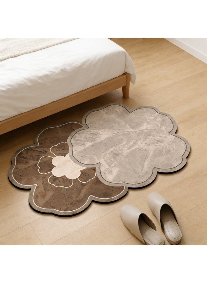 MIXDE Super Soft Absorbent Floor Mat -  Non-Slip Bathroom Rug，Bath Mat Super Absorbent Bathroom Cushion Toilet Absorbent Non-Slip Mat Not Moldy Kitchen Porch Floor Mat - Image 2