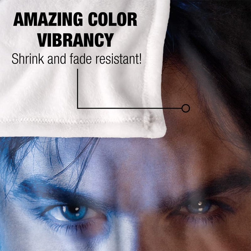LOGOVISION Vampire Diaries Damon Eyes Silky Touch Super Soft Throw Blanket 36" x 58",Damon Eyes - Image 4
