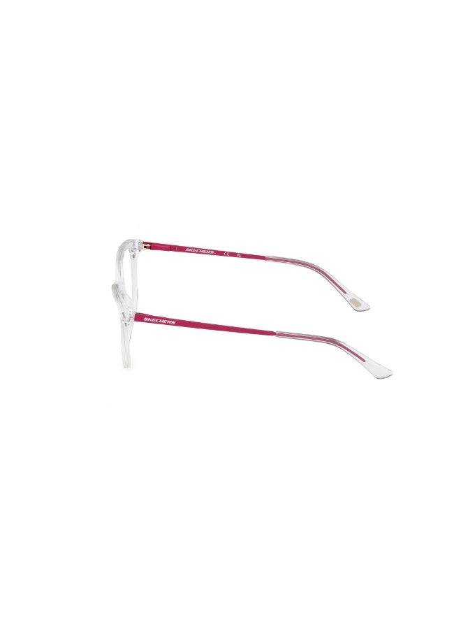 SKECHERS Se2227 Cat Acetate Frames For Women Size 51, Crystal - Image 2