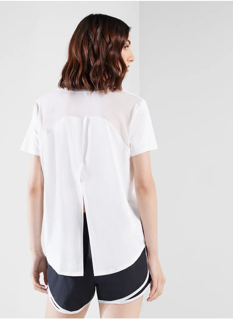 فورورد Relaxed T-Shirt With Back Slit