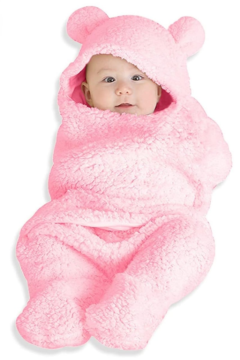 BRANDONN Baby Blanket Newborn Gift Pack of Swaddle Wrapper, 0-9 Months, Length 68 cm x Width 68 cm - Image 1