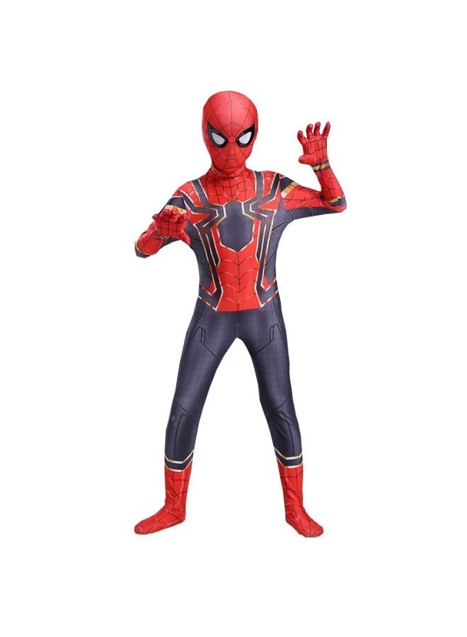 Hero Expedition Spider-Man Children's suit jumpsuit cos suit all-inclusive battle suit performance costume male - Image 1