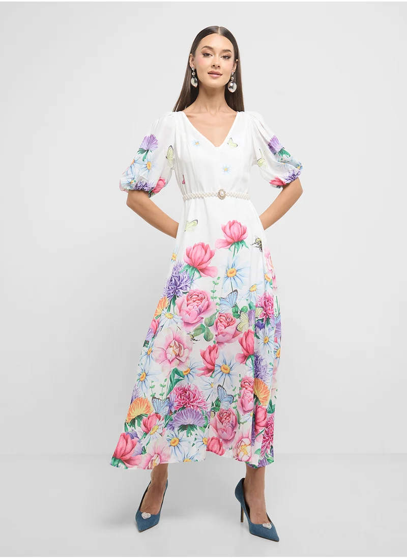 ELLA Floral Print Dress