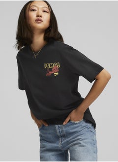 DOWNTOWN Womens Relaxed Graphic T-Shirt