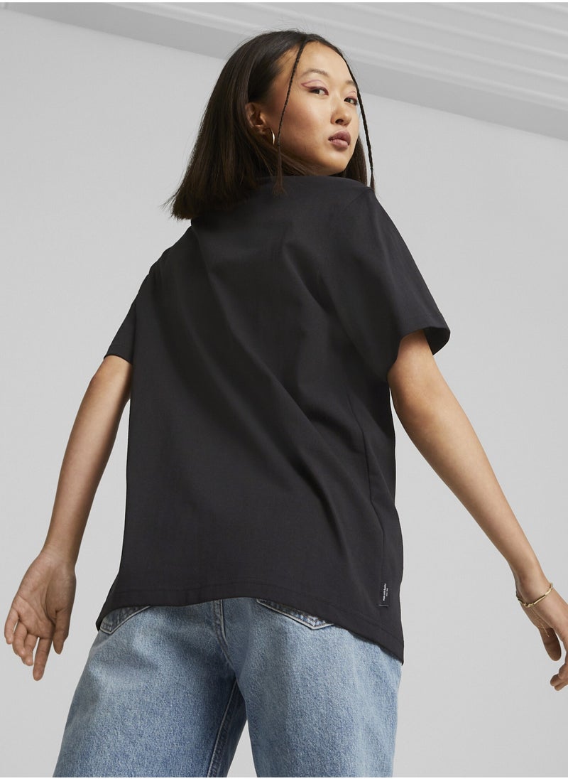 PUMA - DOWNTOWN Womens Relaxed Graphic T-Shirt - Image 1