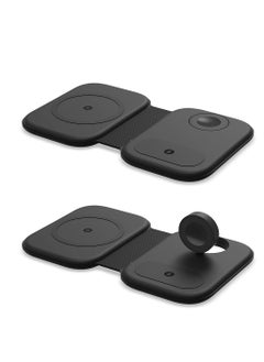Wireless Charger,3 in 1 Magnetic Charging Station 15W Fast Charger Dock for iWatch SE/8/7/6/5/4/3/2/1,iPhone 14/Pro/Pro Max/iPhone 13Mini/11 X XS XR,Airpods Pro/Airpod Safe Charger Stand Charging Pad