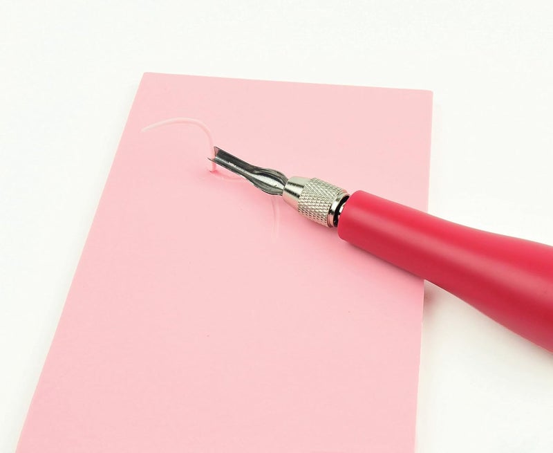 Speedball Speedy-Carve Lino Carving Block - Pink, 6 x 12 Inches for Printmaking - Image 4