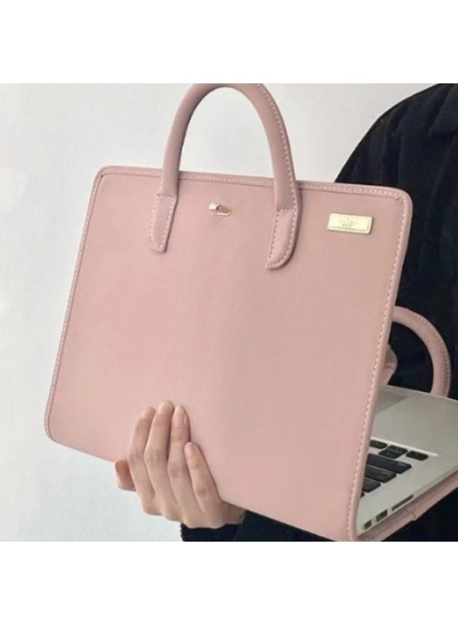 غلاف الحاسوب المحمول الوردي للنساء - التوافق المثالي بين الأناقة والحماية - يتوفر بأحجام 14 بوصة و16 بوصة. - Image 2