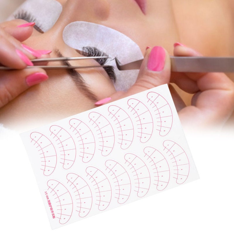 70pairs Practice Eyelash Extension Sticker Grafting Eyelash Pads Positioning Patch - Image 2