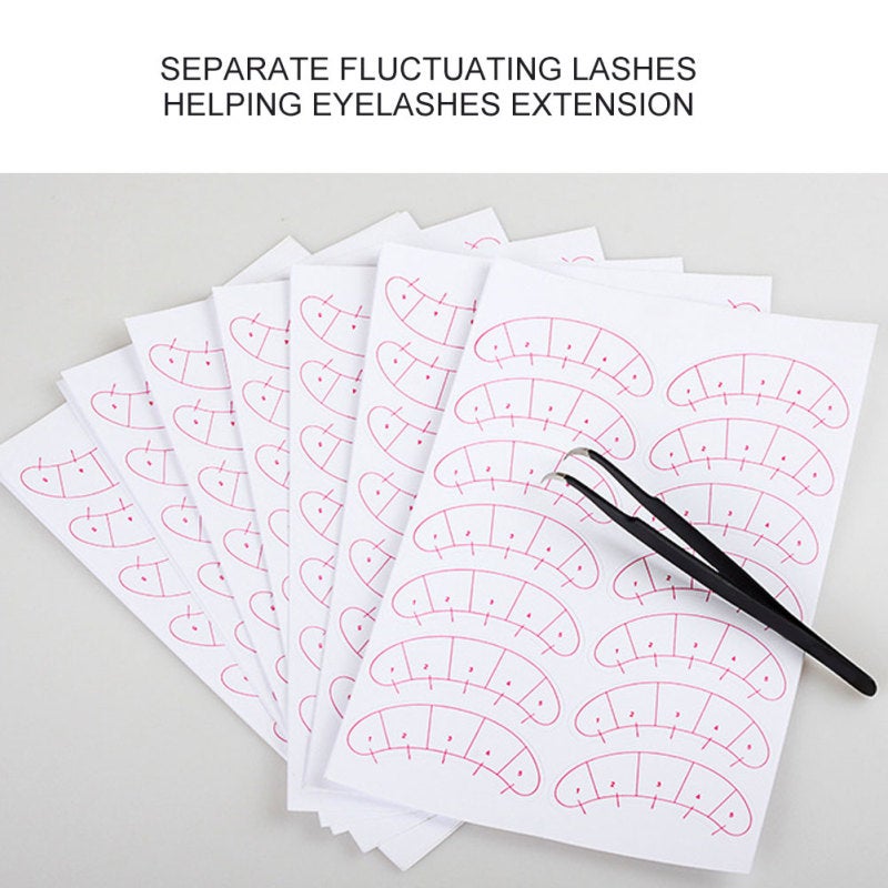 70pairs Practice Eyelash Extension Sticker Grafting Eyelash Pads Positioning Patch - Image 3